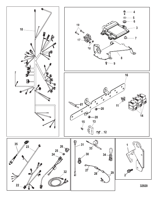 Electrical Components Mechanical Throttle and Shift