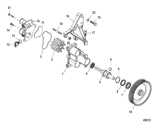 Sea Water Pump Assembly
