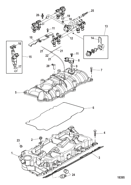 Intake Manifold And Fuel Rail