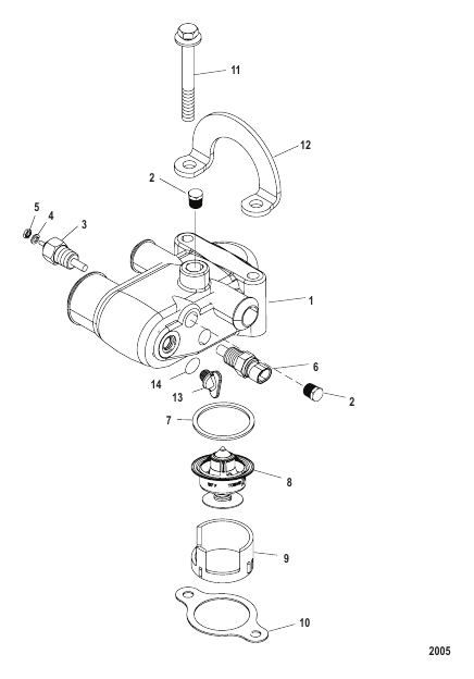 Thermostat And Housing