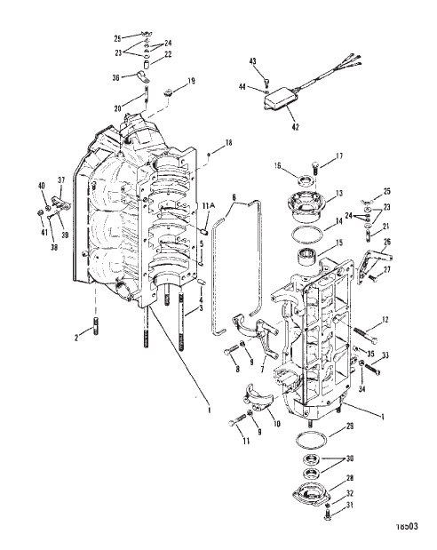 Cylinder Block and End Caps