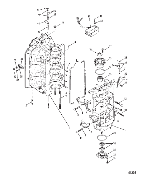 CYLINDER BLOCK AND END CAPS