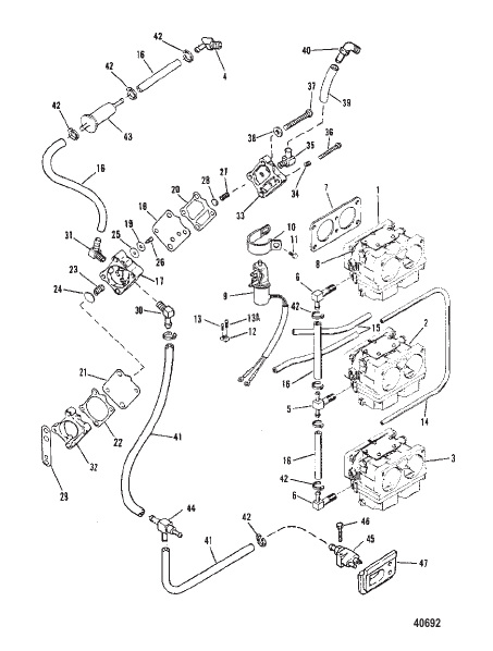 FUEL PUMP AND CARBURETOR