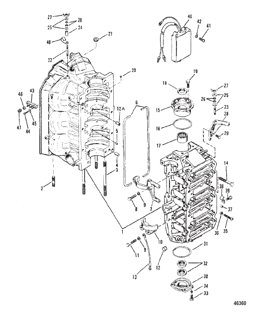 CYLINDER BLOCK AND END CAPS