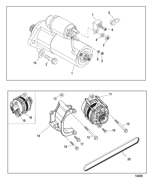 Starter and Alternator