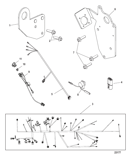 Wiring Harness and Lifting Brackets