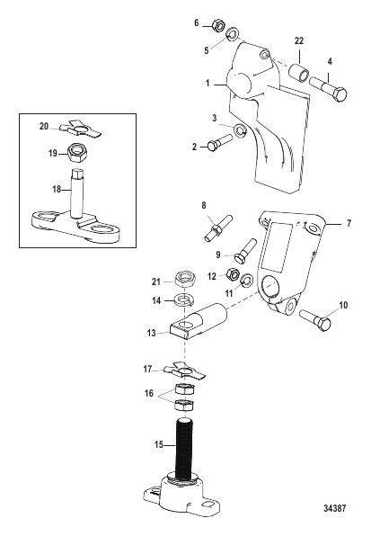 Transmission and Engine Mounting (Borg Warner 72)