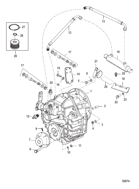 Transmission and Related Parts (Hurth 630/800)