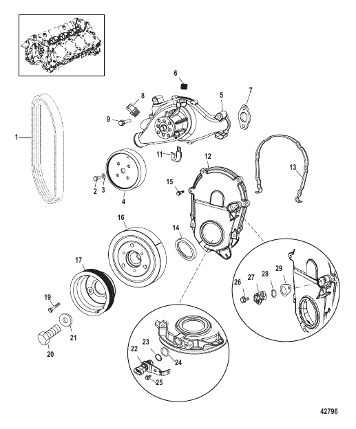 Water Pump And Front Cover