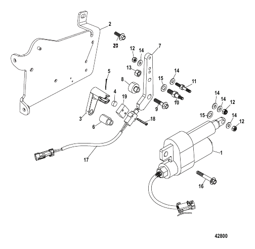 Shift Bracket Digital Throttle and Shift