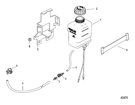 Drive Lube Reservoir Assembly