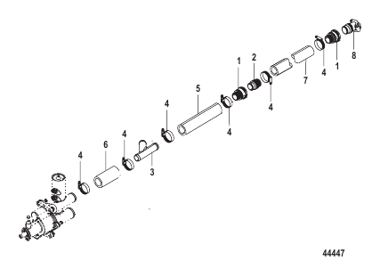 Closed Cooling System (BRAVO) Sea Pump Hoses