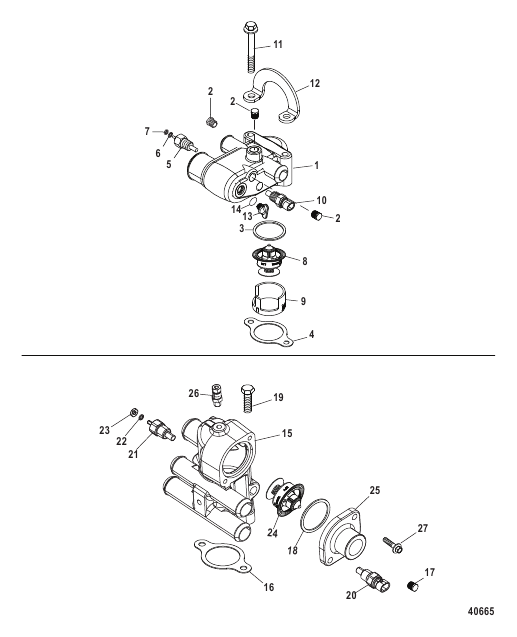 Thermostat and Housing