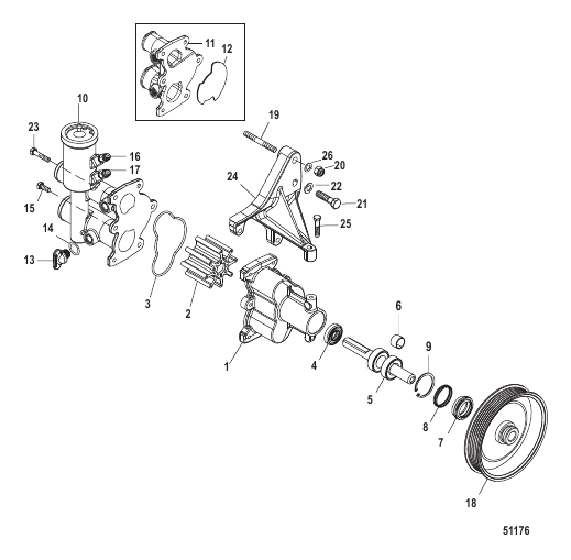 Sea Water Pump Assembly
