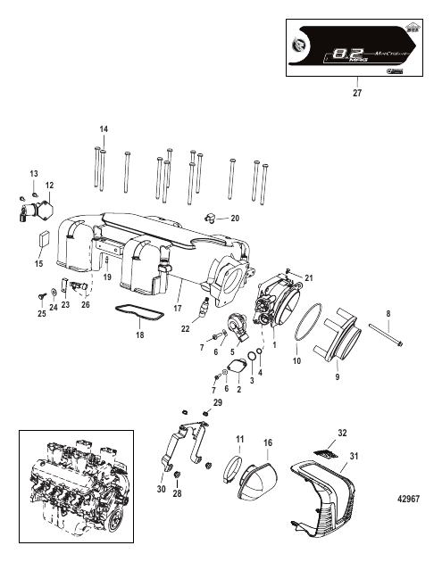 Throttle Body Mechanical Throttle-Shift