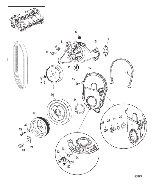 Water Pump And Front Cover