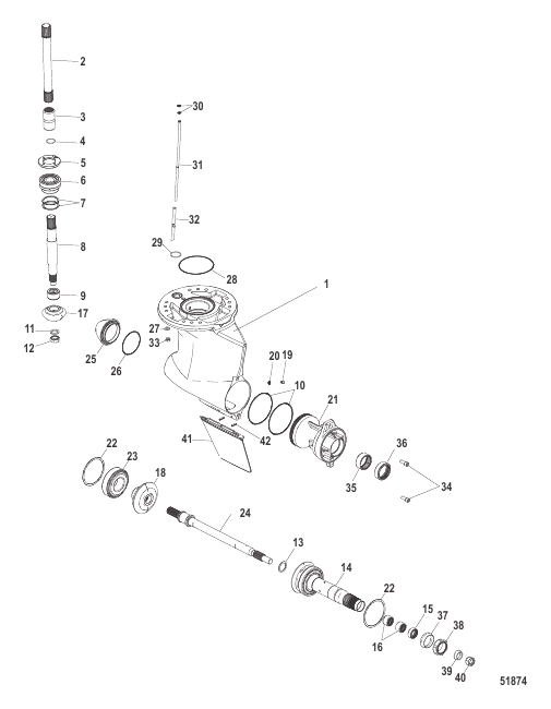 Gear Housing Design-II (0M963535 and Up)