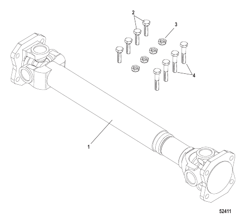 Driveshaft QSB, QSC