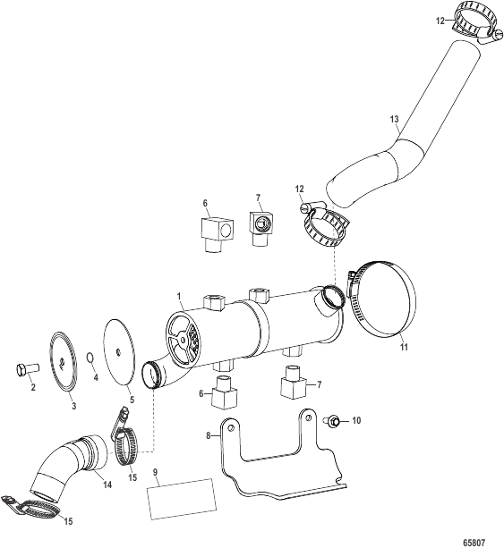 Power Steering Cooler Assembly