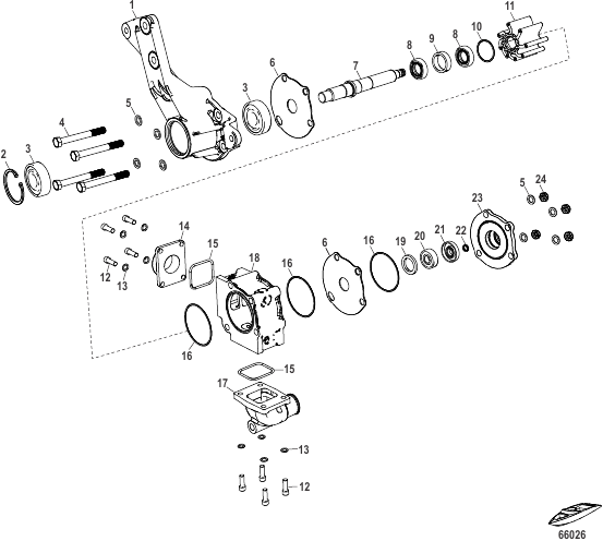 Sea Water Pump Components