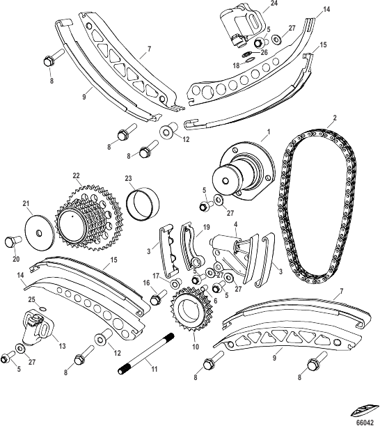 Tensioner and Sprockets