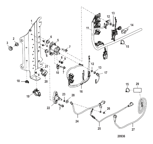 Electrical Plate Component Serial Number 1B723942 and Below