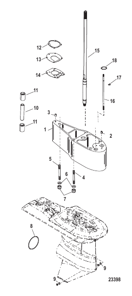 Extension Kit-5 Inch Driveshaft Housing 12092A19