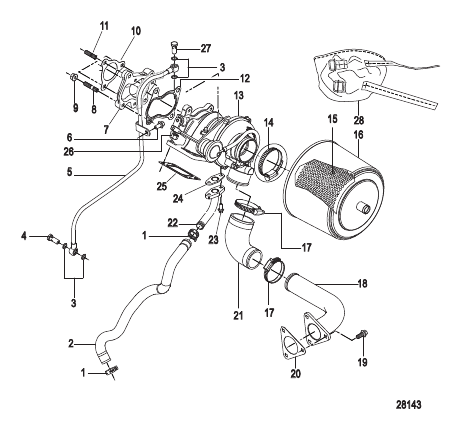 Turbocharger and Air Filter Assembly Design-I
