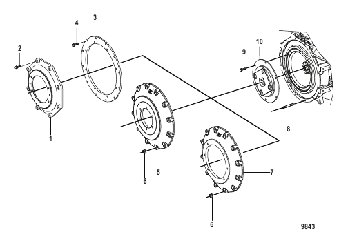 Flywheel Housing Cover (Inboard)