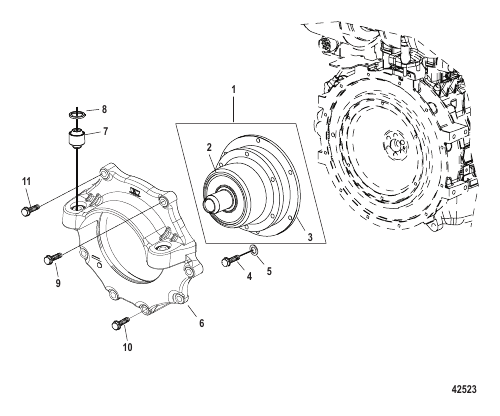 Flywheel Housing Cover (Sterndrive)