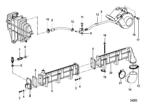 Coolant Manifold Strip