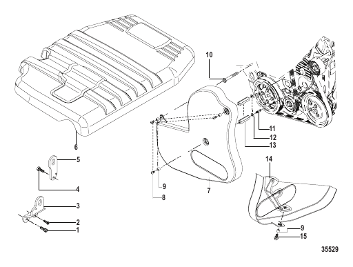 Engine and Belt Cover
