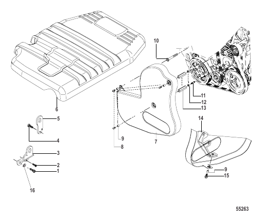 Engine and Belt Cover