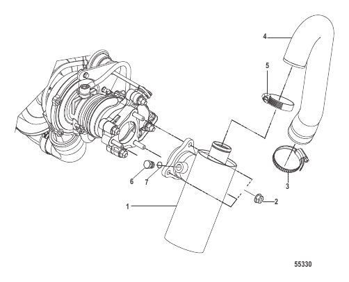 Exhaust Components Inboard