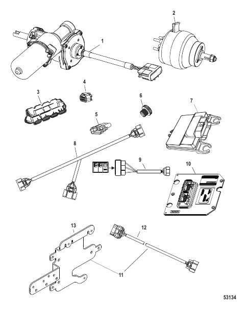 Helm/Actuator/Harness and Connectors Zeus