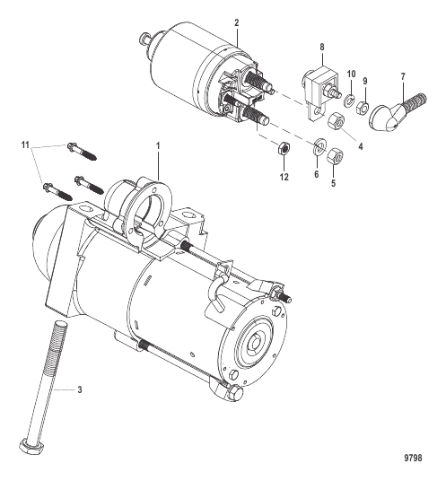 Starter Motor 383 Mag Bravo 4V