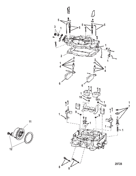 Carburetor Four Barrel, Alpha