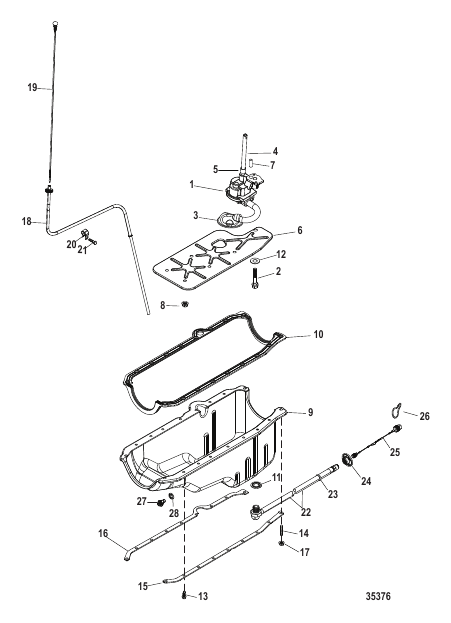 Oil Pan and Oil Pump