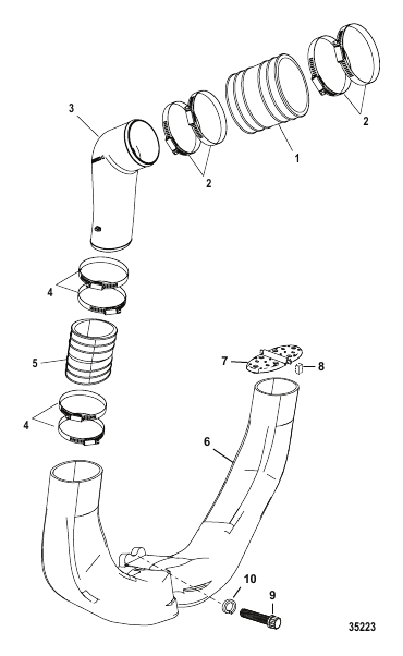 Exhaust System Components 357 Alpha/Bravo