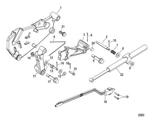 Shift Bracket (Alpha Engines)