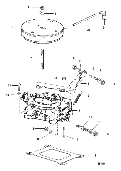 Carburetor and Throttle Linkage