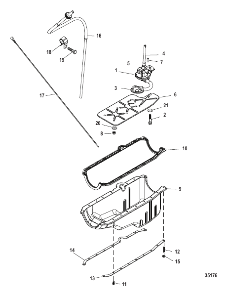 Oil Pan and Oil Pump