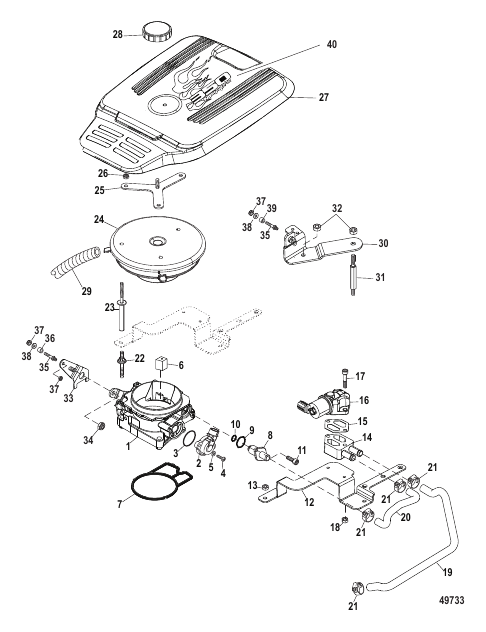 Throttle Body (Mechanical Throttle and Shift)
