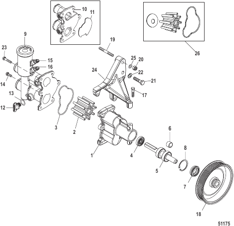 Sea Water Pump Assembly