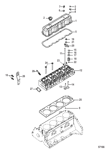 Cylinder Head and Rocker Cover