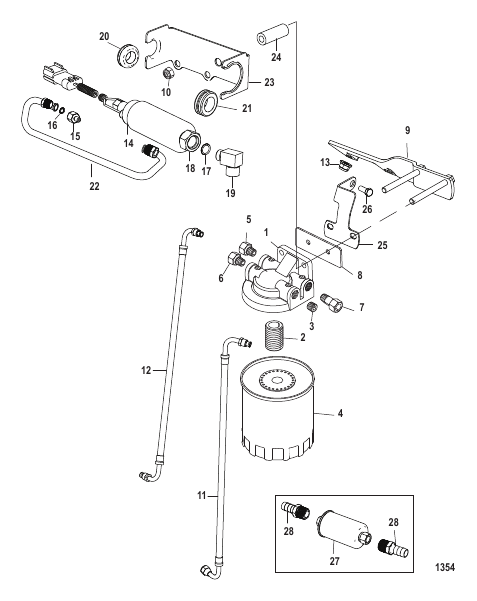 FUEL FILTER AND BOOST PUMP