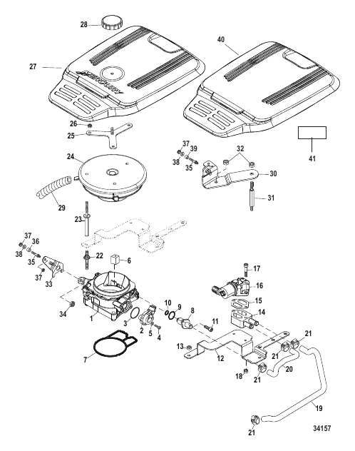 Throttle Body Mechanical Throttle and Shift