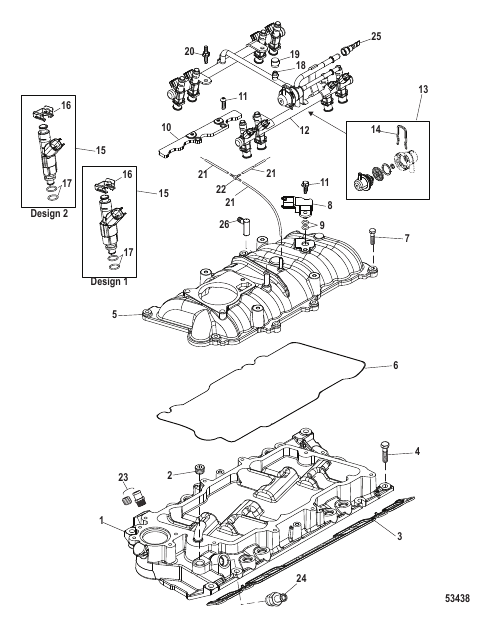 Intake Manifold and Fuel Rail