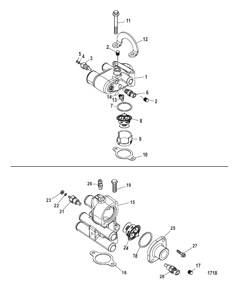 Thermostat and Housing