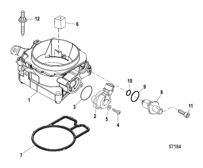 Throttle Body (Mechanical Throttle and Shift)